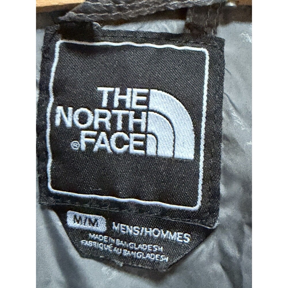 The North Face Men's Two Tone Gray Quilted Puffer Jacket Size Medium Winter Snow - Picture 2 of 10